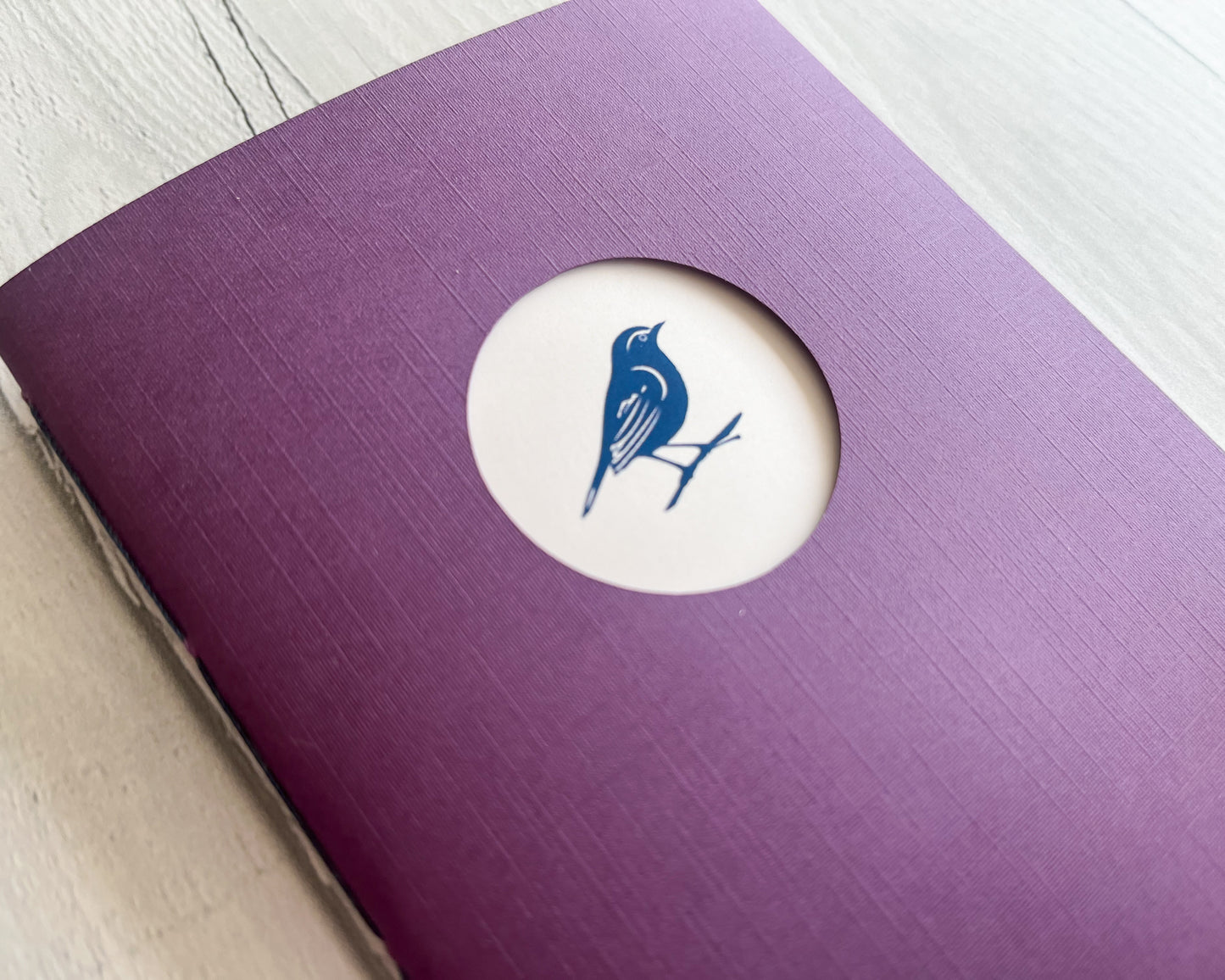 Gilded Twilight Mini Journal in Mulberry
