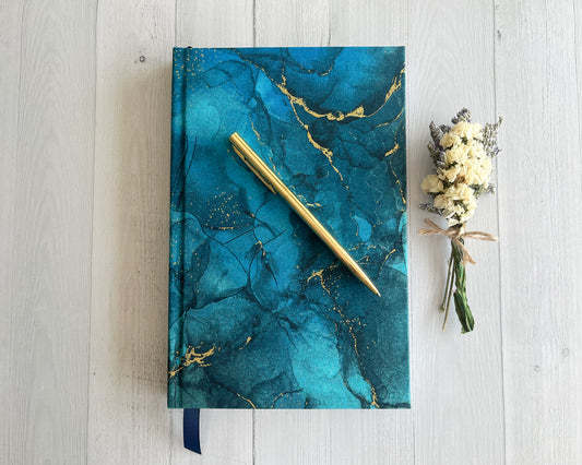 Gilded Twilight Classic Journal in Tidepool