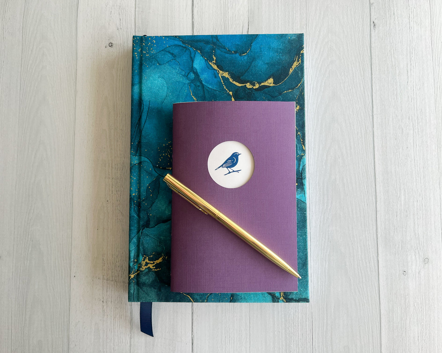 Gilded Twilight Classic Journal in Tidepool