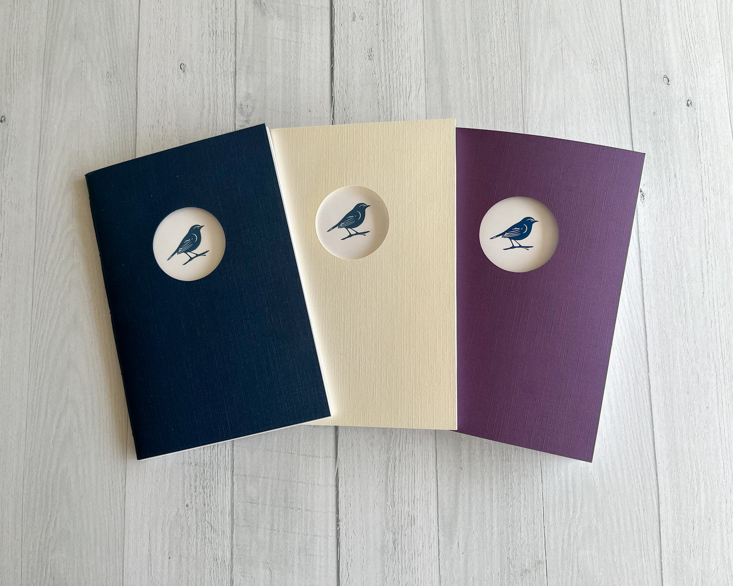 Gilded Twilight Mini Journal Trio (Mulberry, Moonlight & Moonlight)